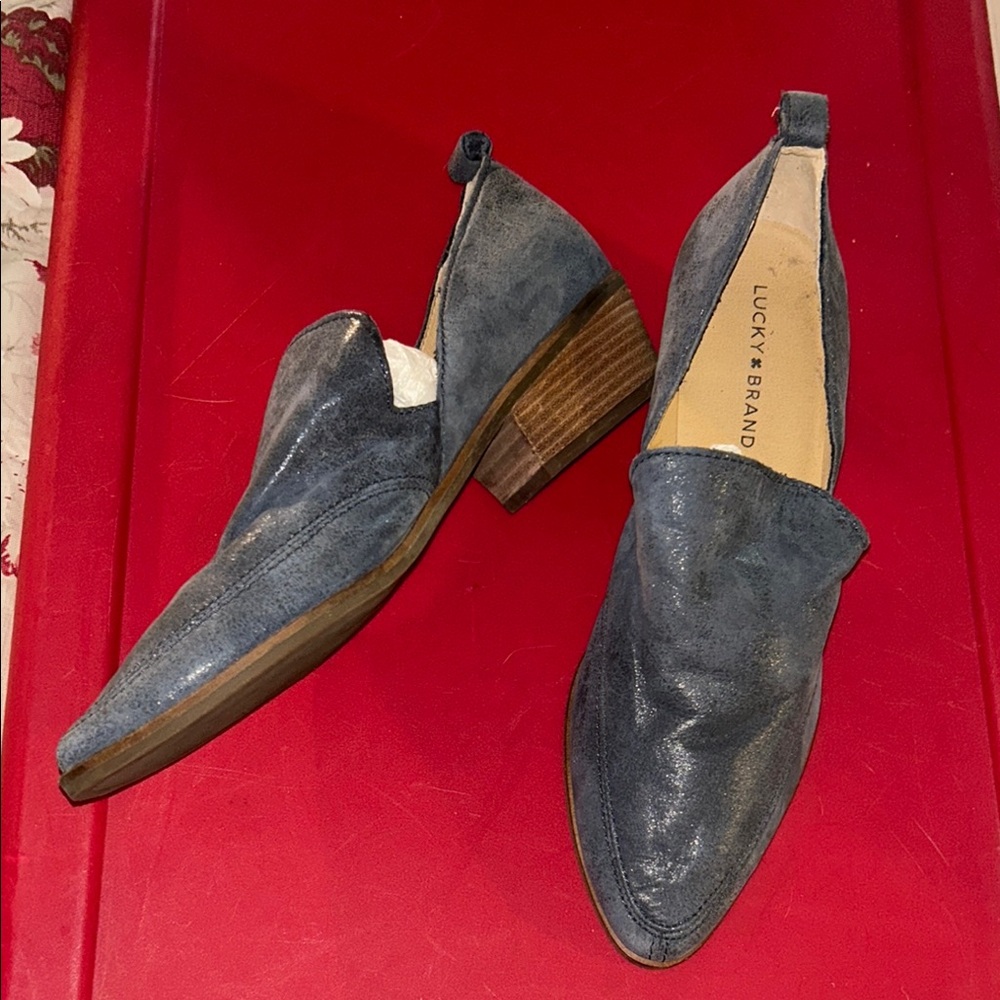 Lucky Brand Blue Flats & Loafers